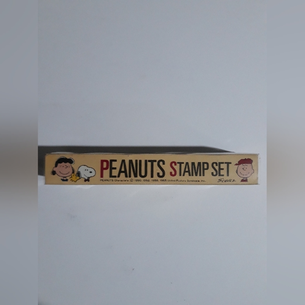 Peanuts 5-Piece Rubber Stamp Set - RARE! - Picture 5 of 6
